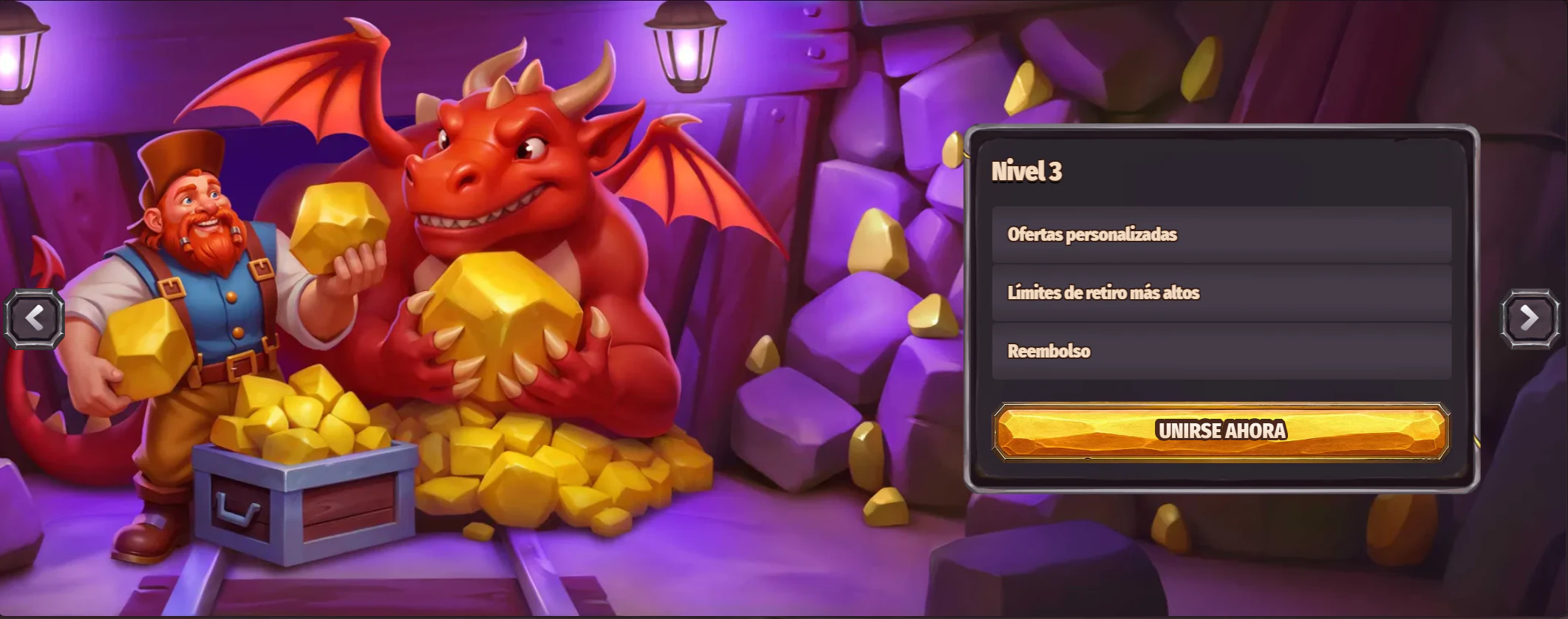 Programa VIP y niveles de fidelidad